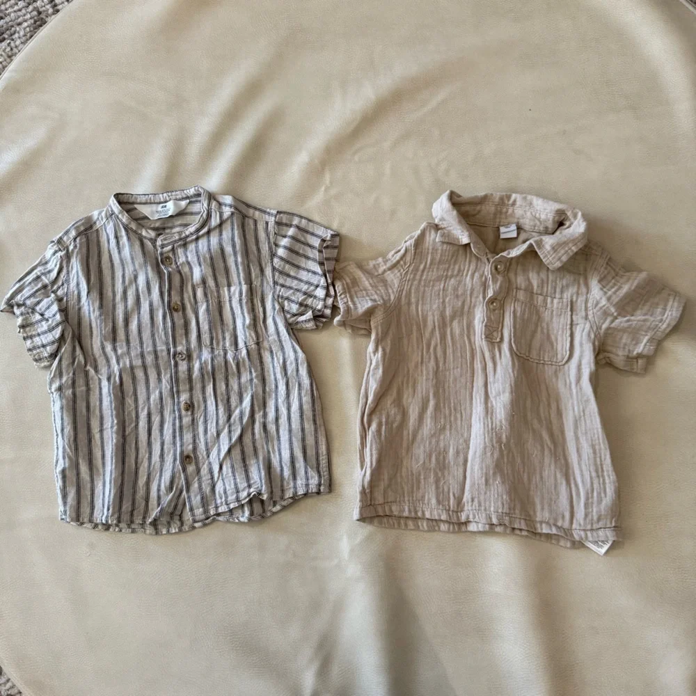Bundle of boy neutral H&M and old navy shirts